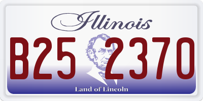 IL license plate B252370