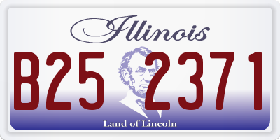 IL license plate B252371