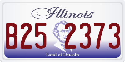 IL license plate B252373