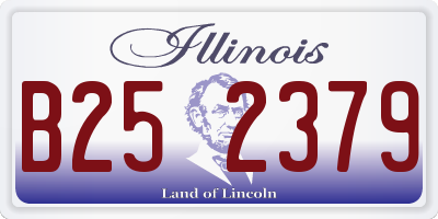 IL license plate B252379