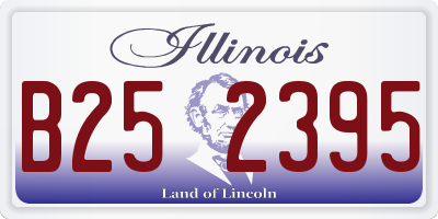 IL license plate B252395