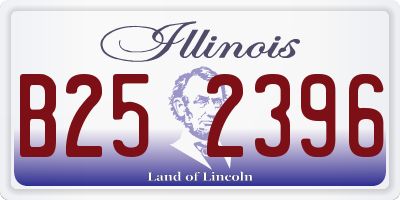 IL license plate B252396
