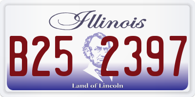 IL license plate B252397
