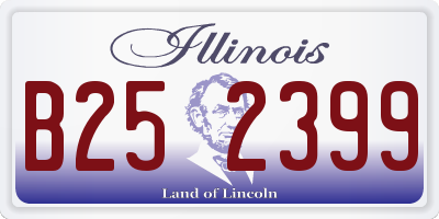 IL license plate B252399