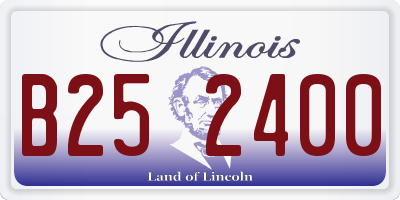 IL license plate B252400