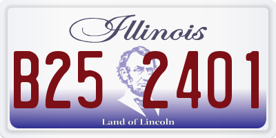 IL license plate B252401