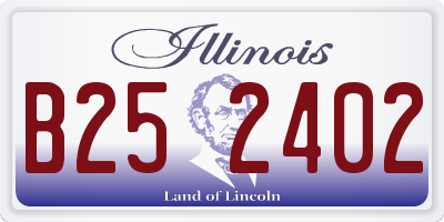 IL license plate B252402