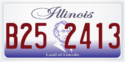 IL license plate B252413