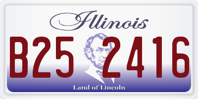 IL license plate B252416