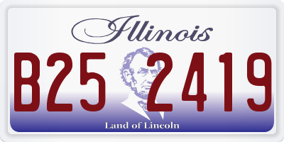 IL license plate B252419