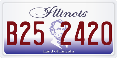 IL license plate B252420