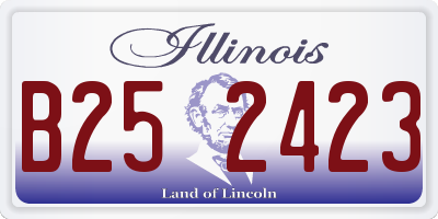 IL license plate B252423