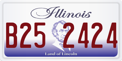 IL license plate B252424