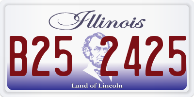 IL license plate B252425