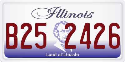 IL license plate B252426