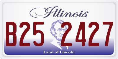 IL license plate B252427