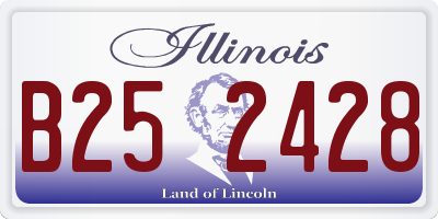 IL license plate B252428