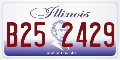 IL license plate B252429