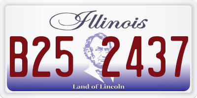 IL license plate B252437