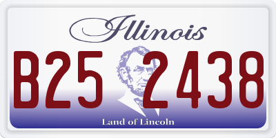 IL license plate B252438