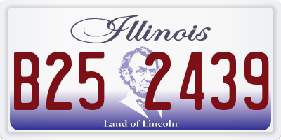 IL license plate B252439