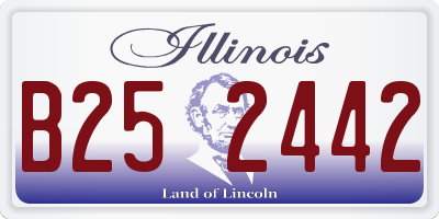 IL license plate B252442
