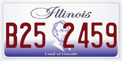 IL license plate B252459