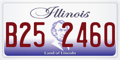 IL license plate B252460