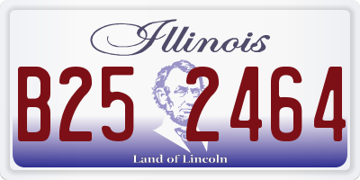 IL license plate B252464