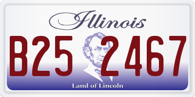 IL license plate B252467
