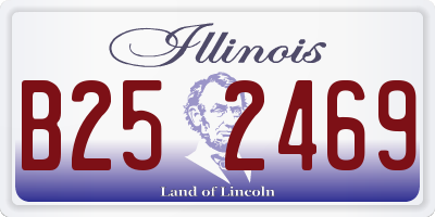 IL license plate B252469