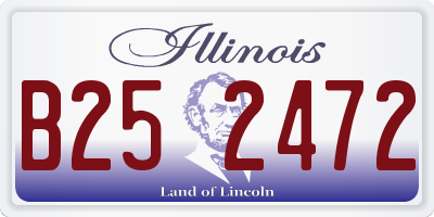 IL license plate B252472