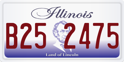 IL license plate B252475