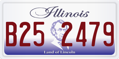 IL license plate B252479