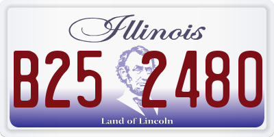 IL license plate B252480