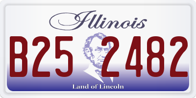 IL license plate B252482