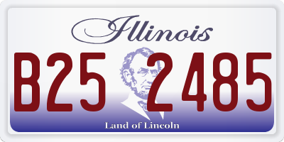 IL license plate B252485
