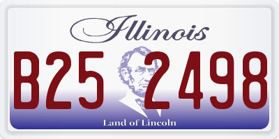 IL license plate B252498