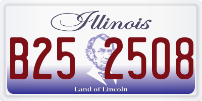 IL license plate B252508