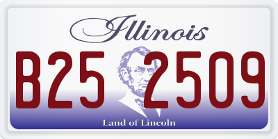 IL license plate B252509
