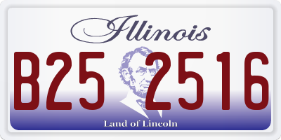 IL license plate B252516