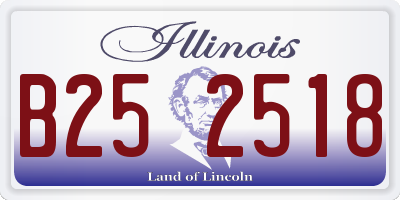 IL license plate B252518