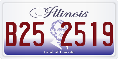 IL license plate B252519