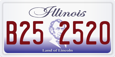 IL license plate B252520