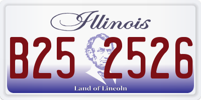 IL license plate B252526