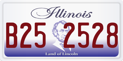 IL license plate B252528