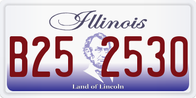 IL license plate B252530