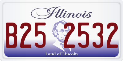 IL license plate B252532
