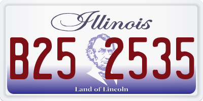 IL license plate B252535