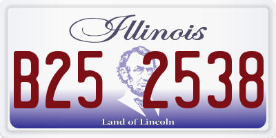 IL license plate B252538